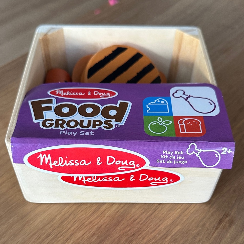 Melissa & Doug Wooden Food Groups Set (Meat/Protein)